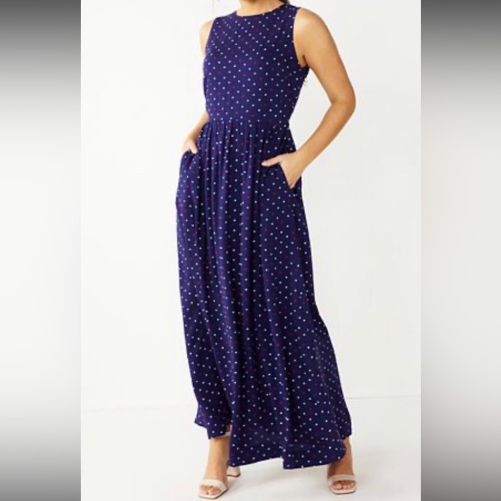 Draper James never worn with tags Polka dot knit dress